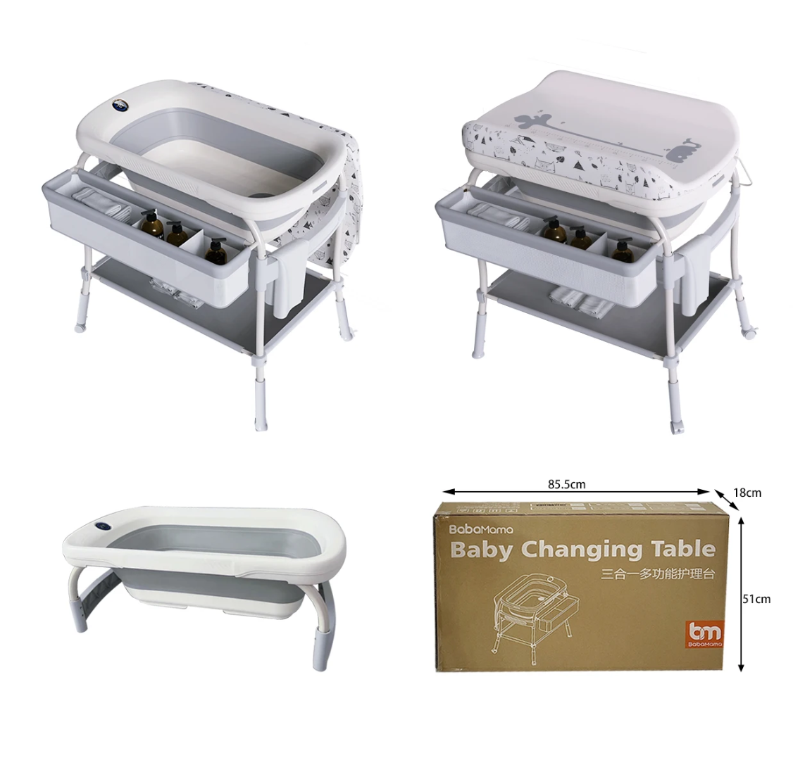 3 in 1 Baby Bath Changing Station Table