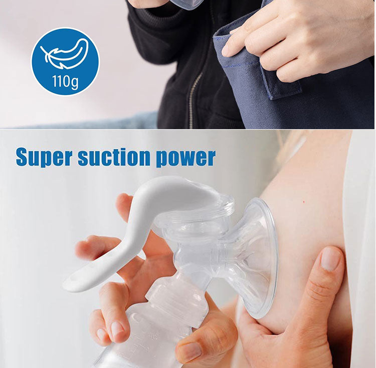 Manual breast pump