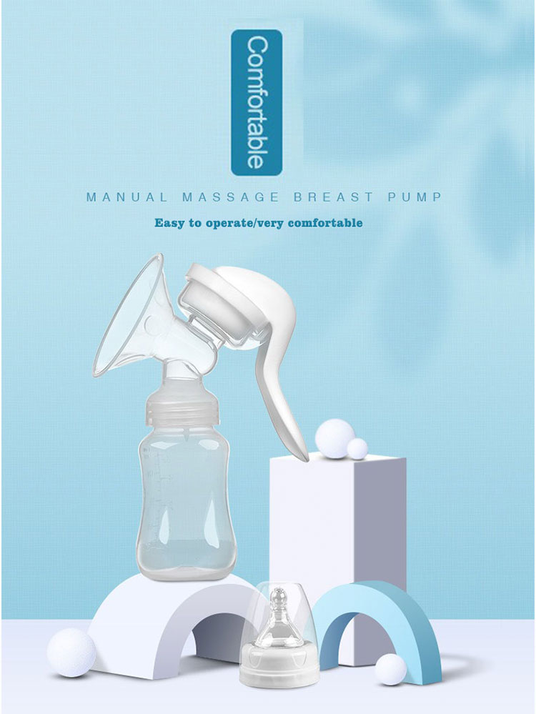 Manual breast pump