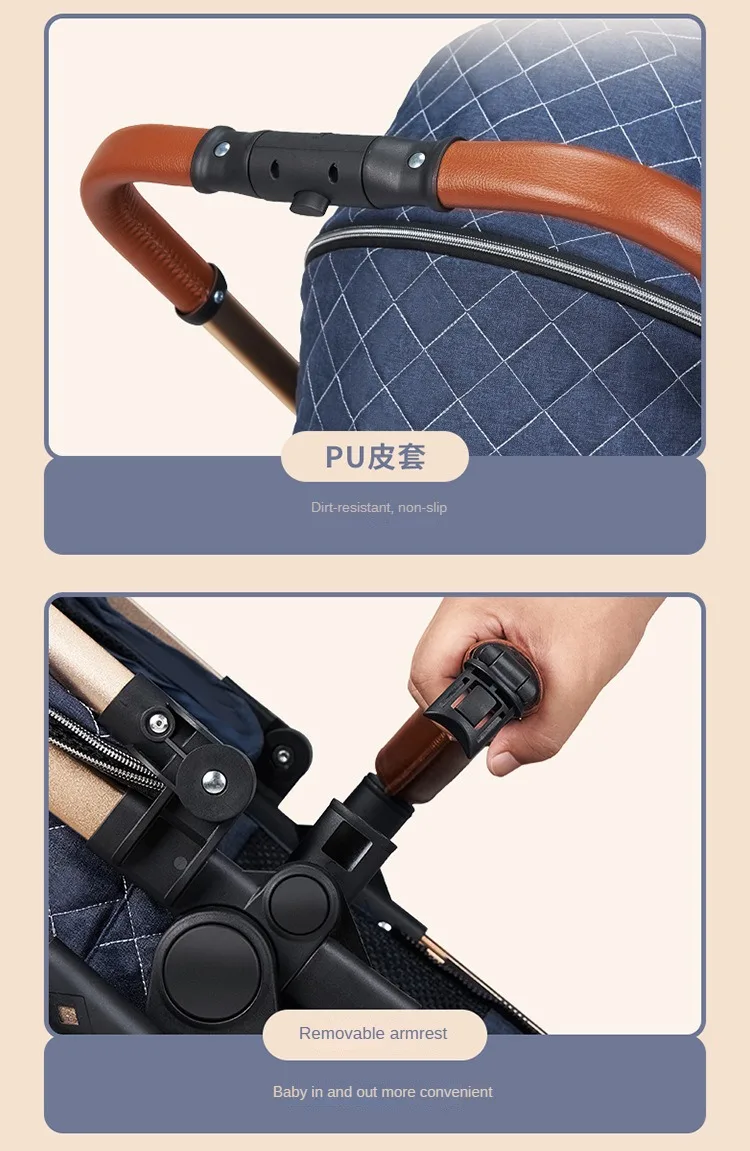 V9 Baby Stroller 2 in 1