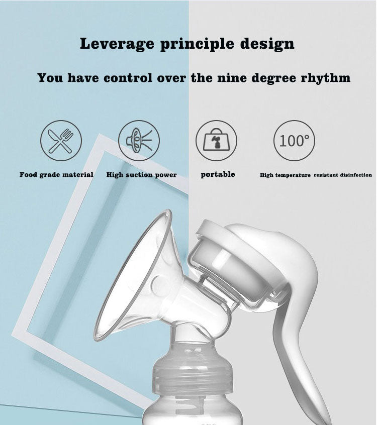 Manual breast pump