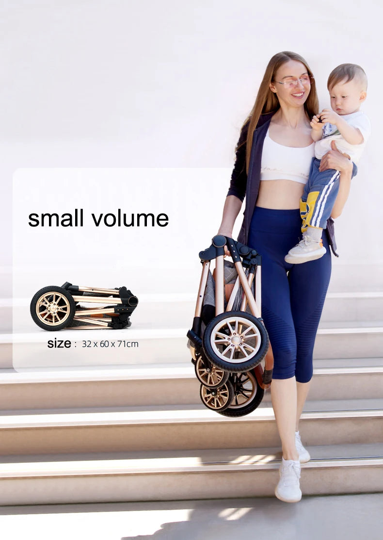 V9 Baby Stroller 2 in 1