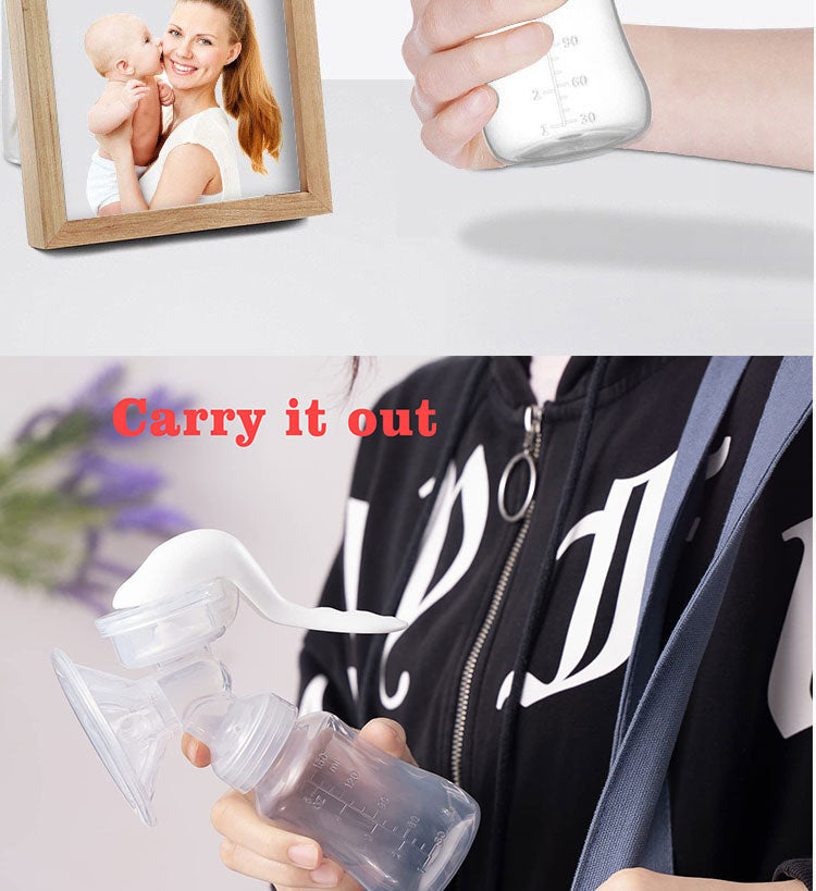 Manual breast pump