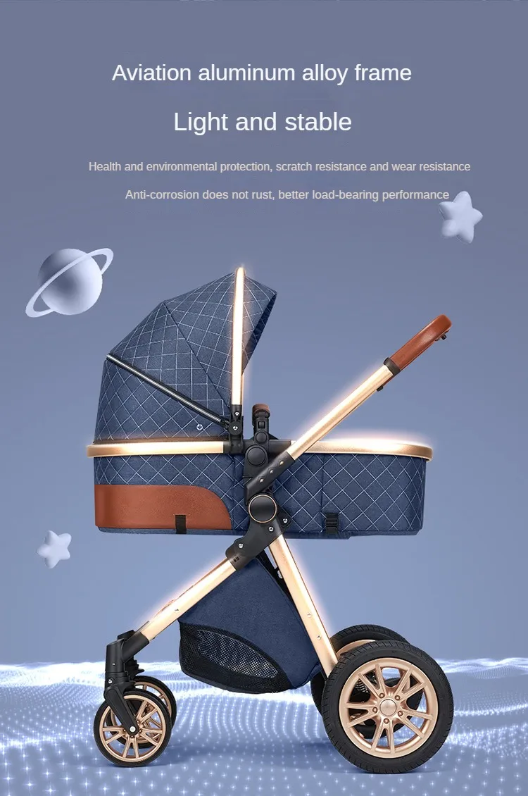V9 Baby Stroller 2 in 1