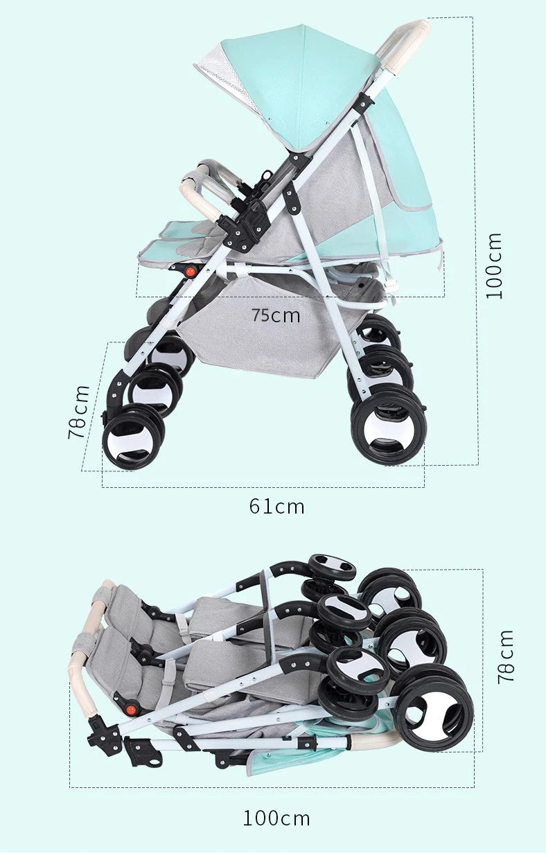Twin stroller