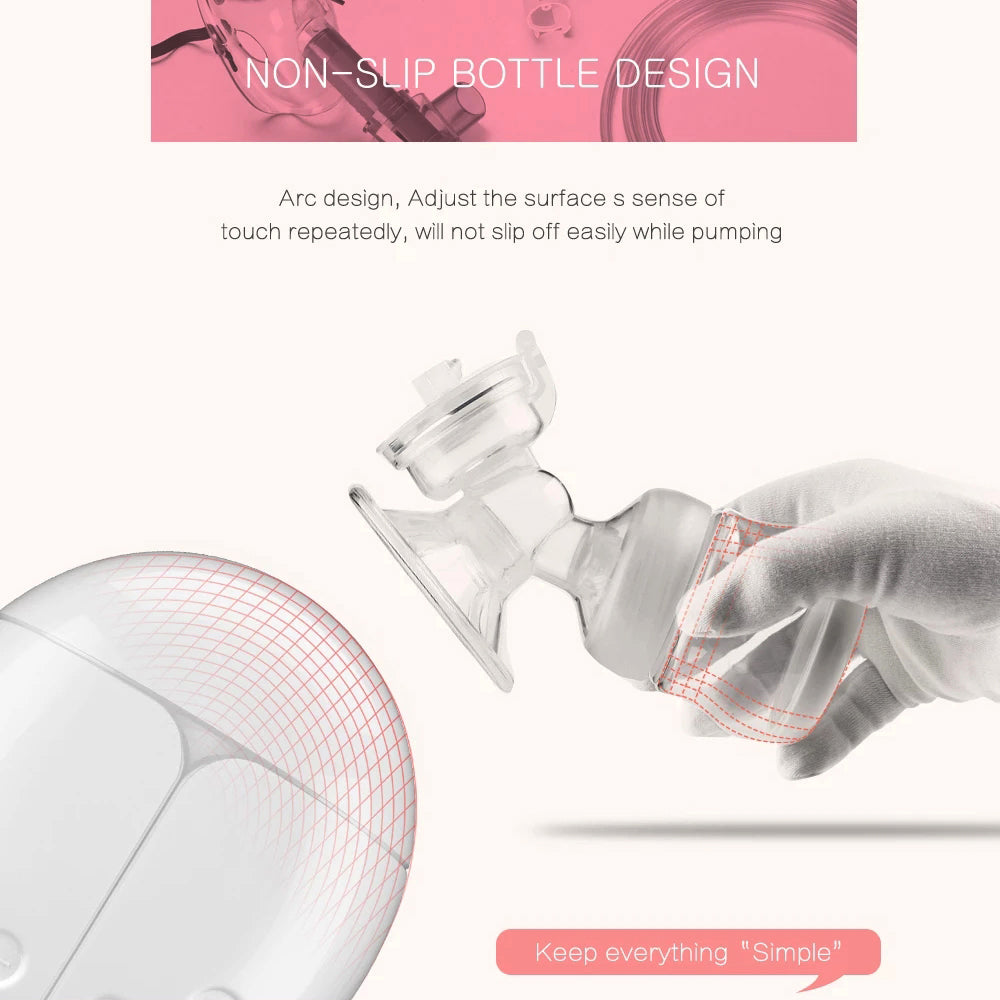 Double electric breast pump