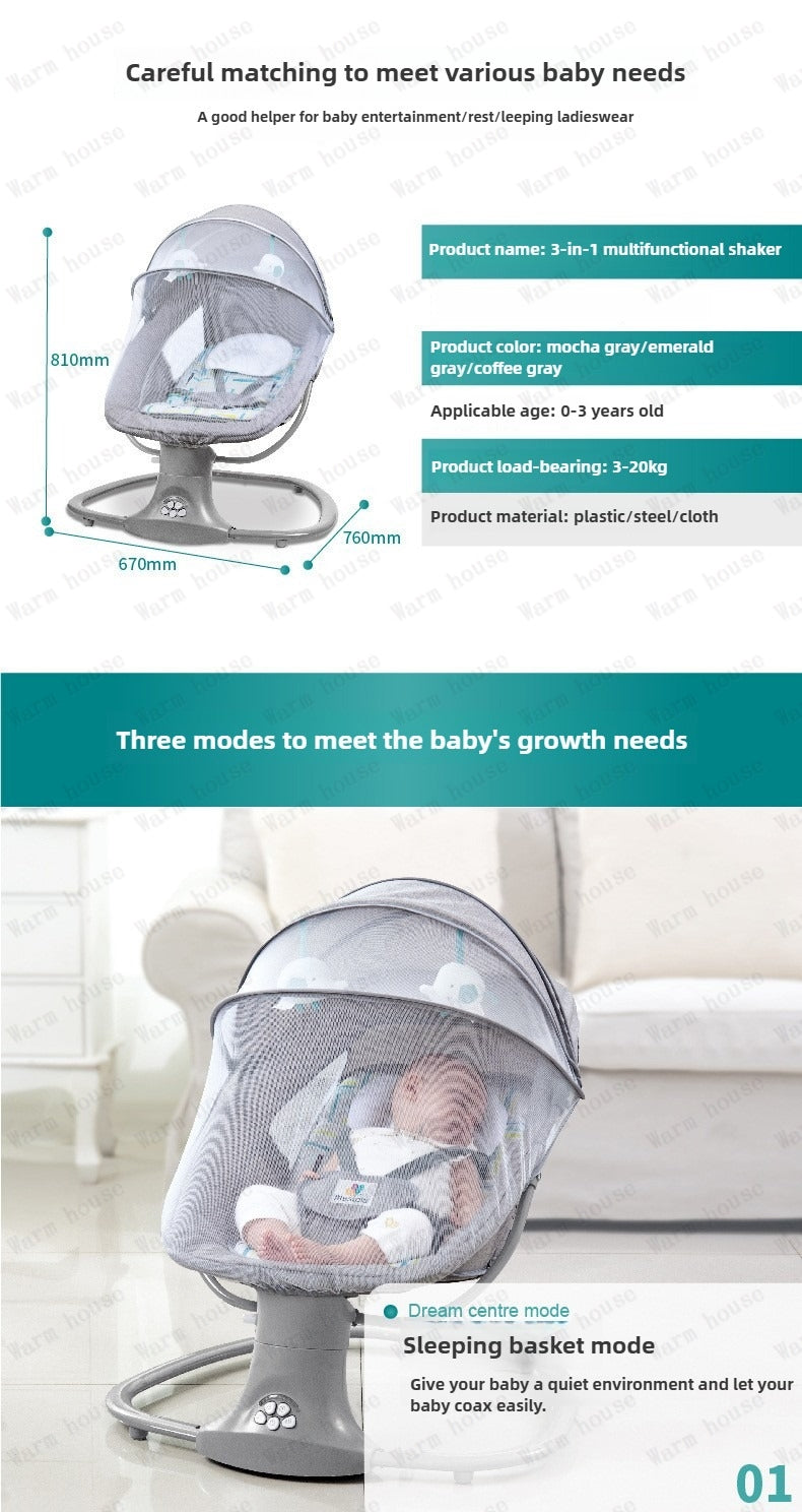 Mastela Deluxe 3 in 1 Multifuntional Baby Swing Bassinet