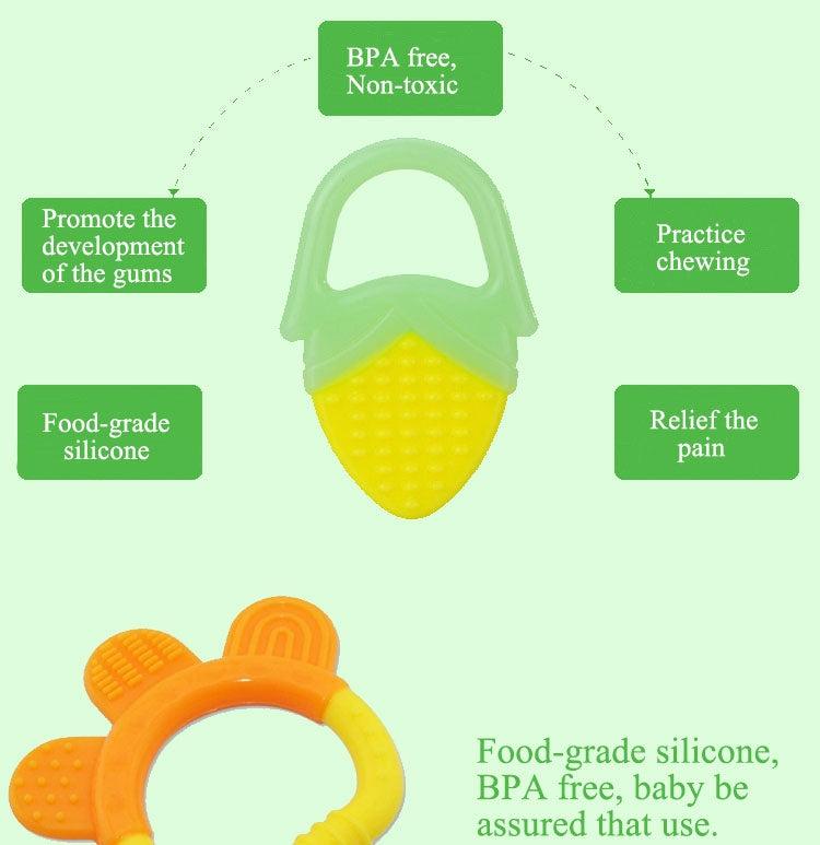 Fruity Silicone Baby Teether