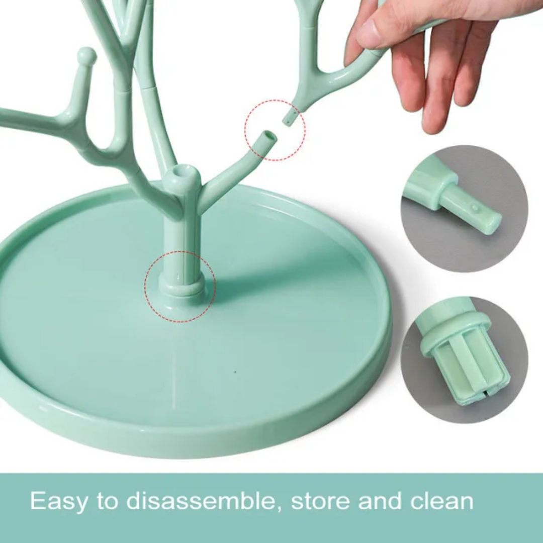Feeding bottles drying rack