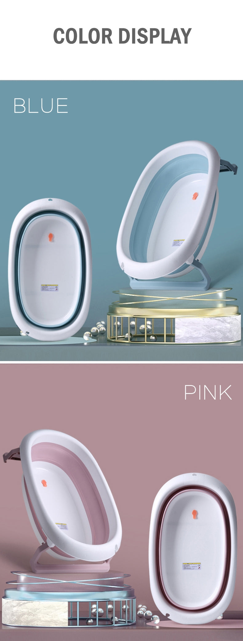 Newborn to Toddler Foldable bath