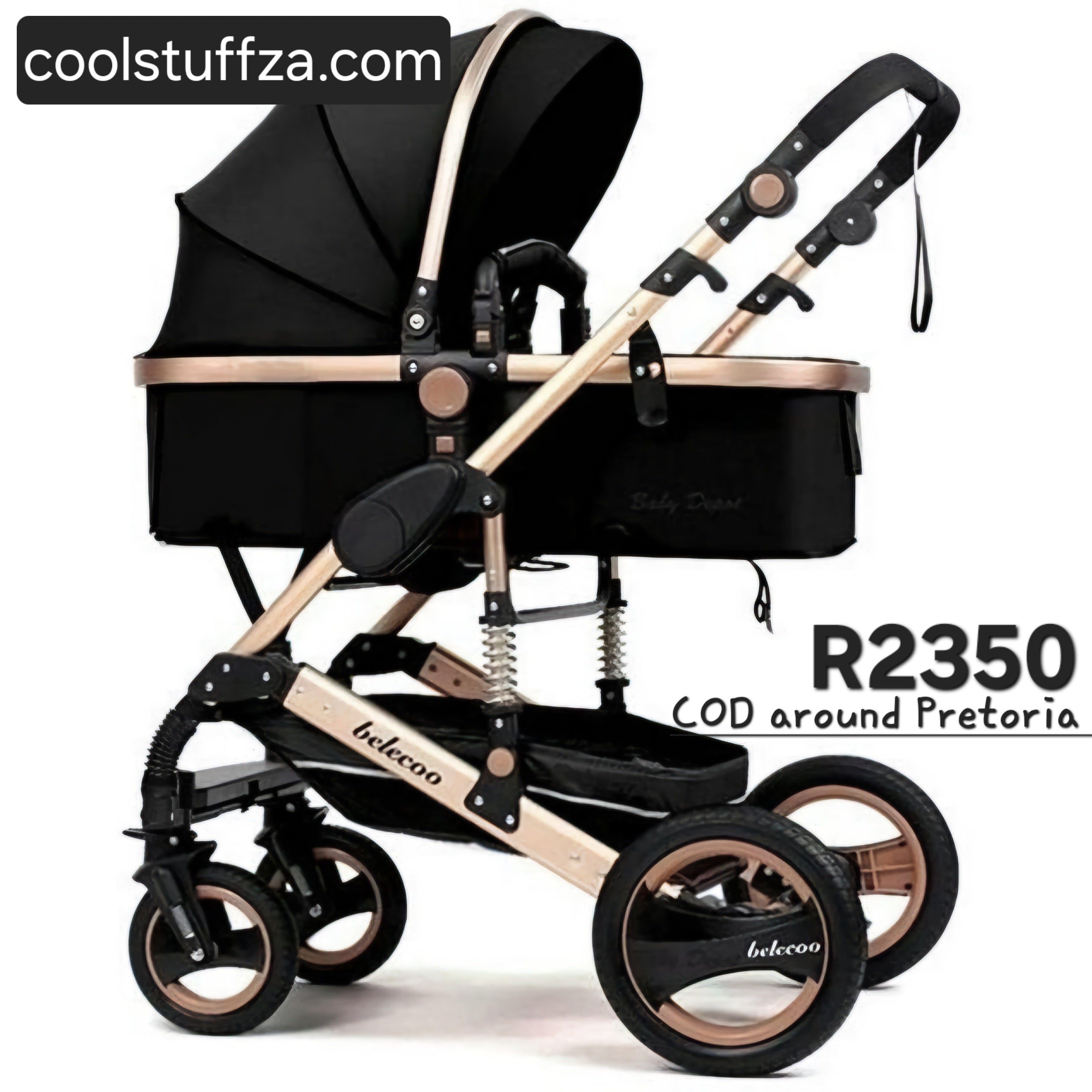 belecoo stroller with car seat Belecoo Q3 535 2 in 1 Stroller – Cool Stuff ZA