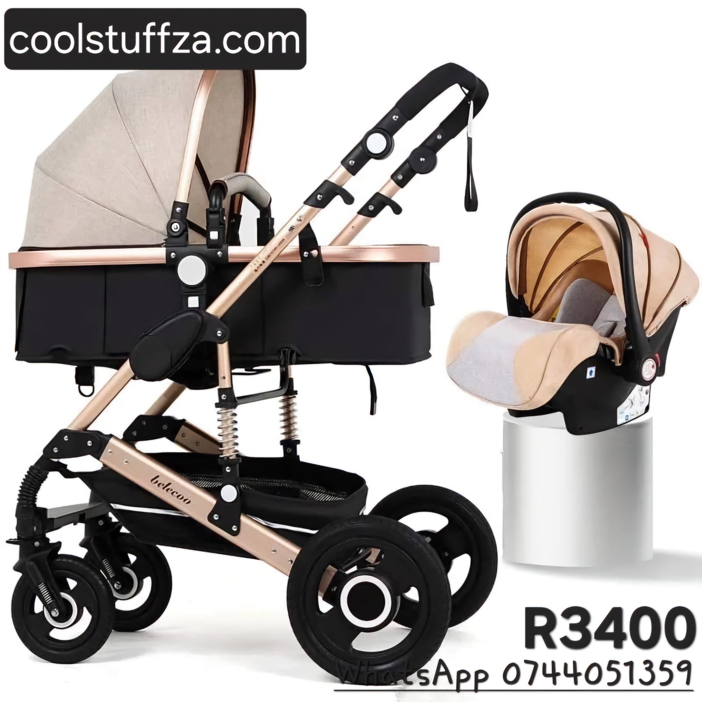 Belecoo Q3 535 3 in 1 Stroller