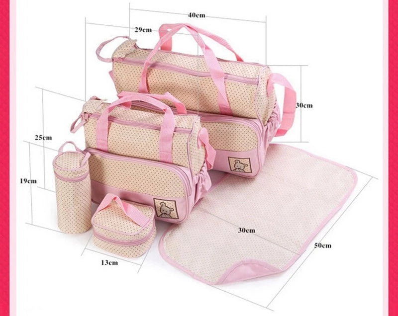 5 Pieces Nappy bags