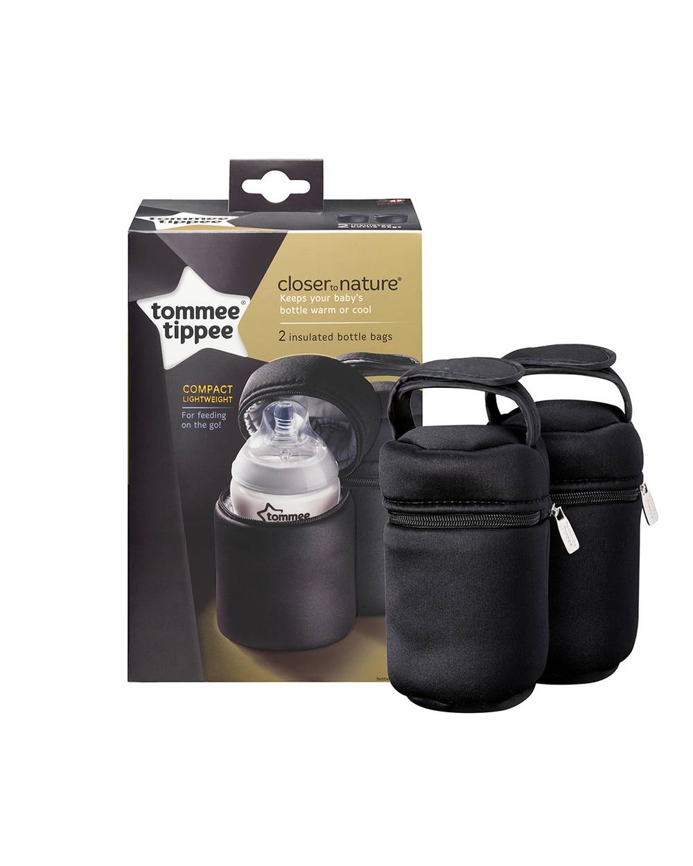 Tommee Tippee Portable Insulated Bottle Bag For Closer To Nature Baby Bottles