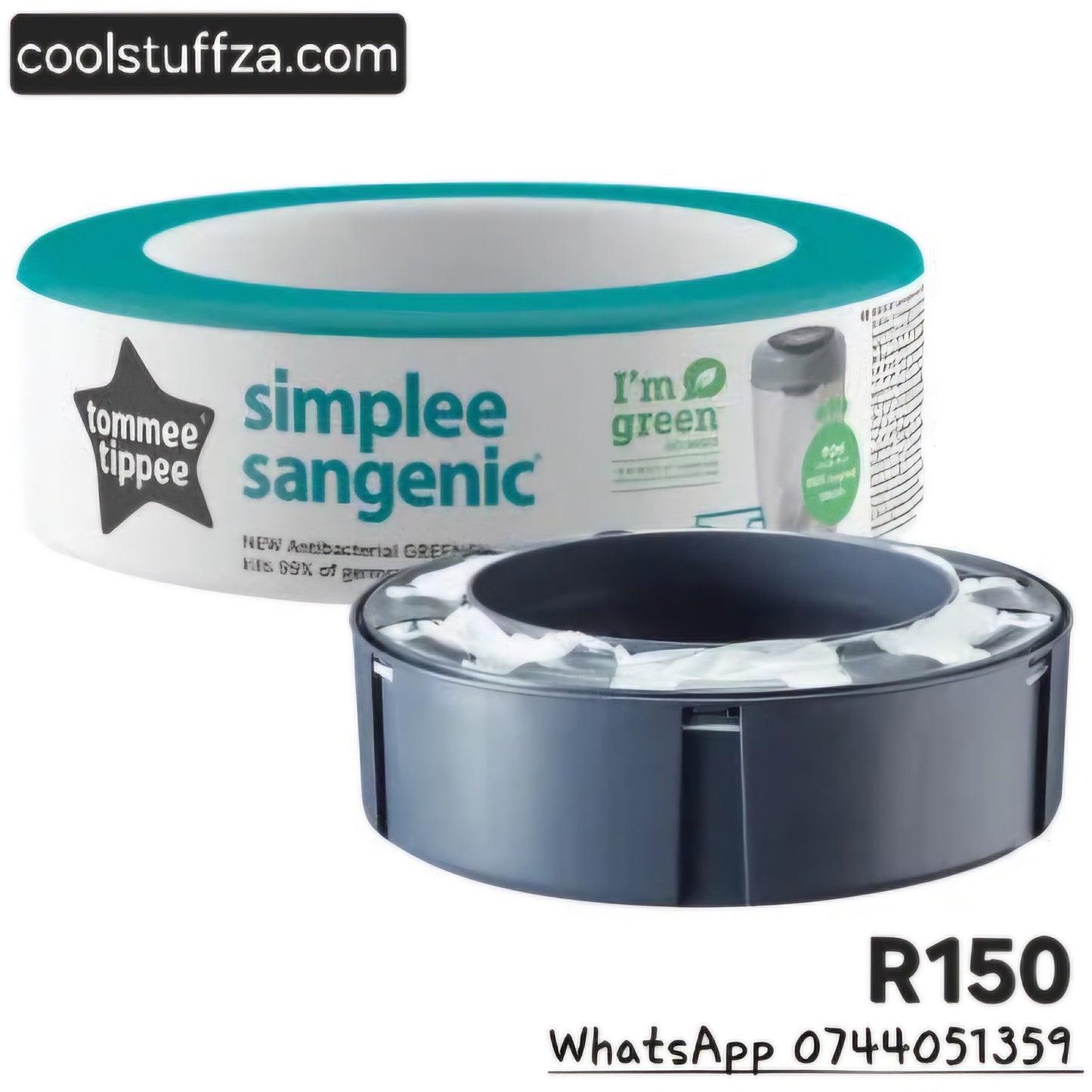 Tommee Tippee Simplee Sangenic Refills Cassette Eco-Friendlier