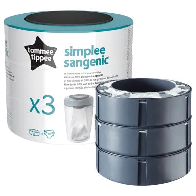 Tommee Tippee Simplee Sangenic Refills Cassette Eco-Friendlier