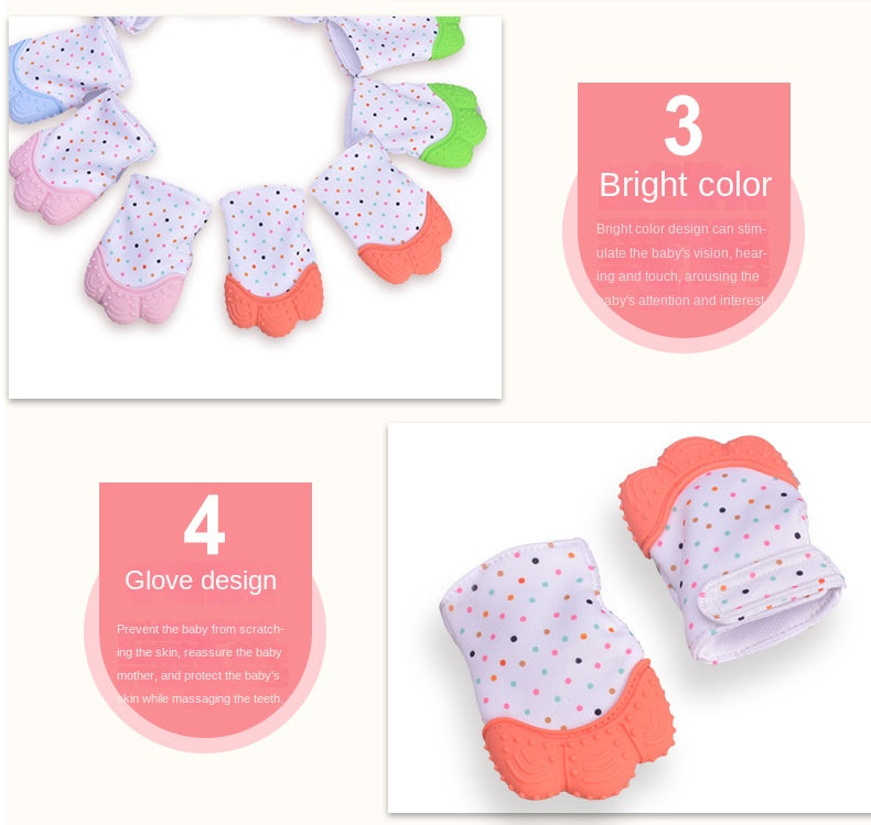 Baby Silicone Mittens Gloves