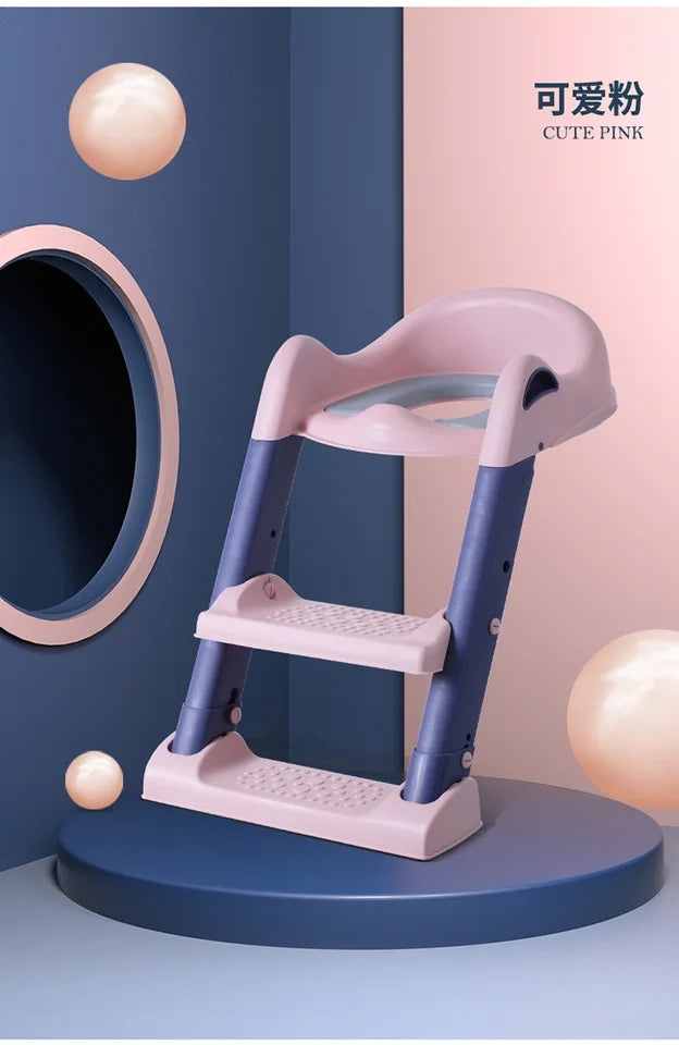 Toilet ladder steps