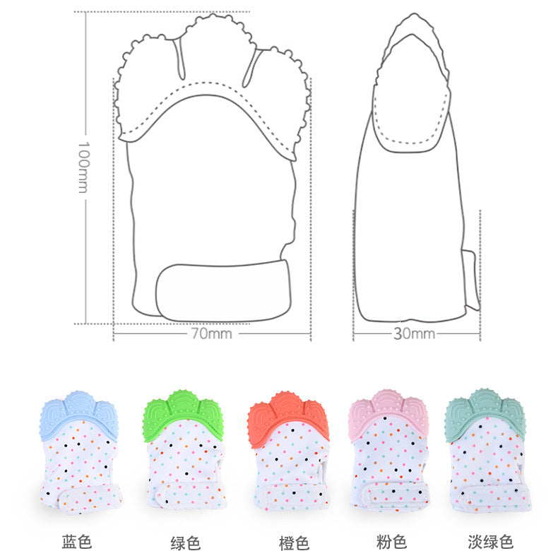 Baby Silicone Mittens Gloves