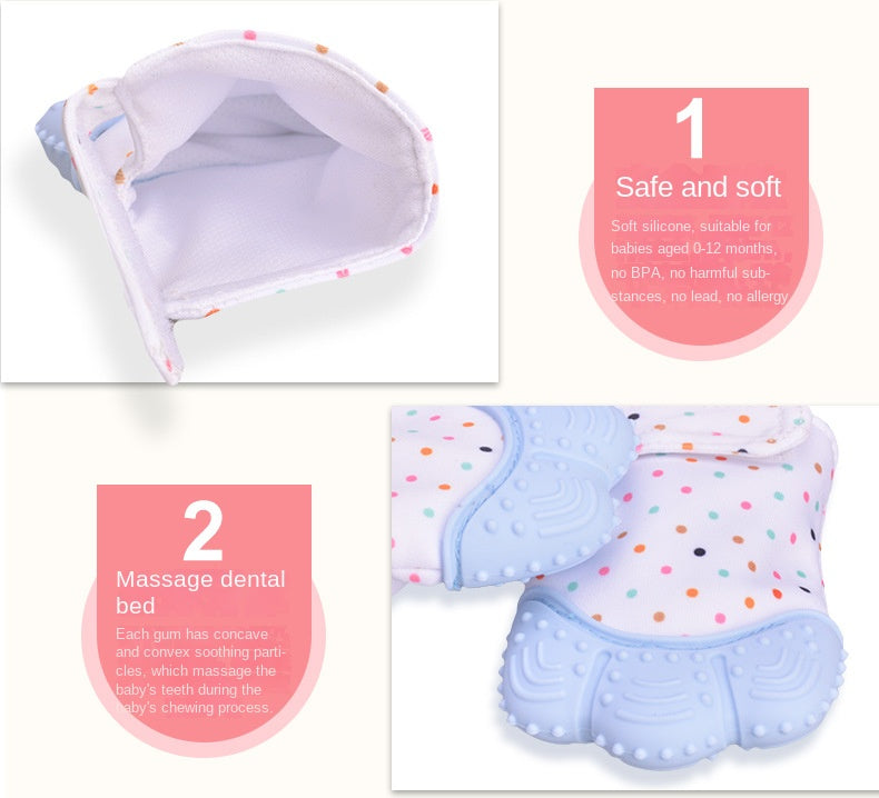 Baby Silicone Mittens Gloves