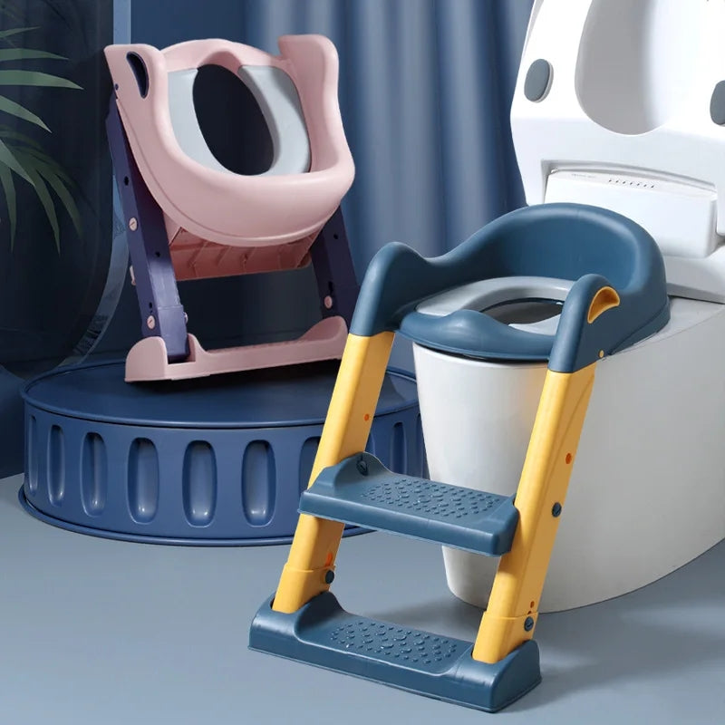 Toilet ladder steps
