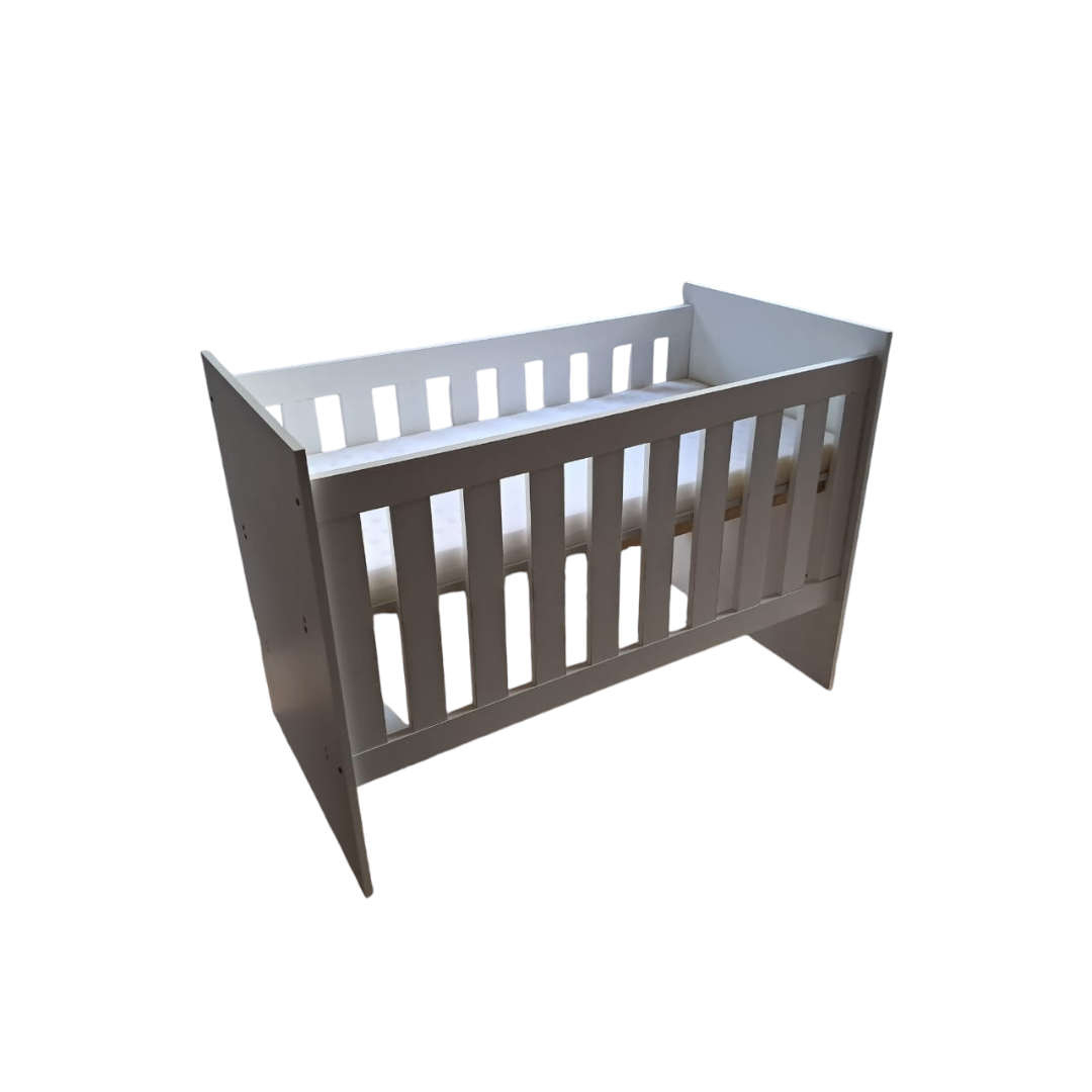 Amelia Wooden Cot Bed with Mattress luna