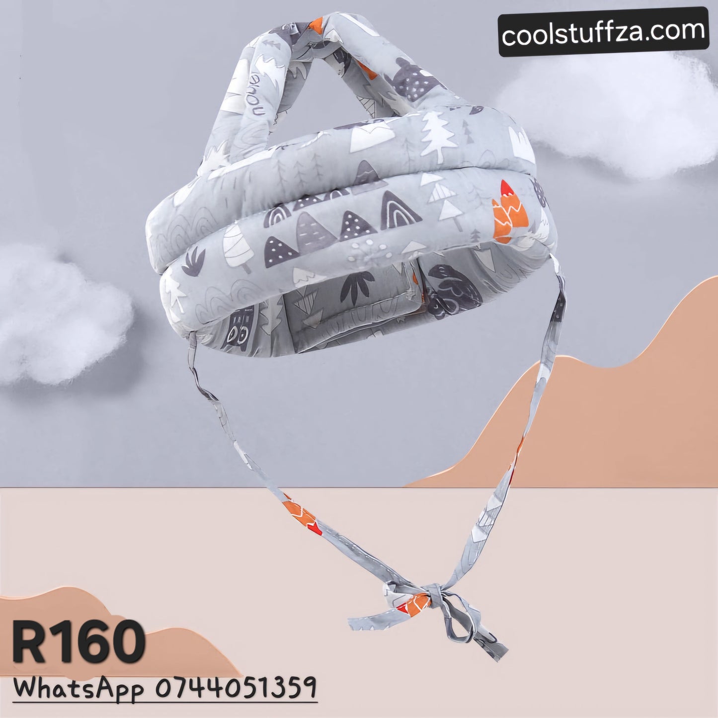 Baby Cotton Mesh Safety Helmet