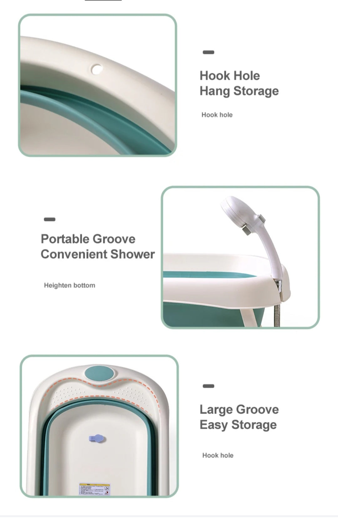 Baby Foldable Bath Tub 5