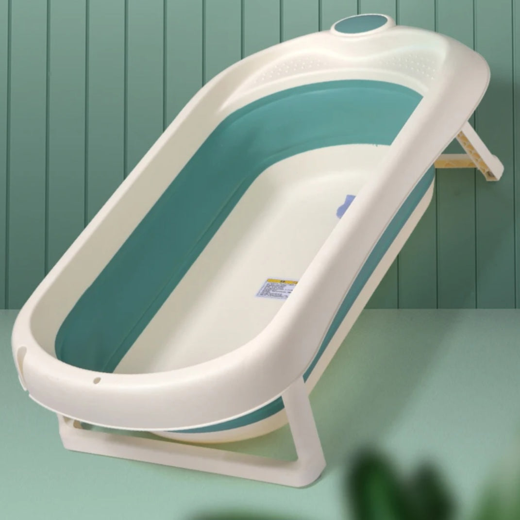 Baby Foldable Bath Tub green