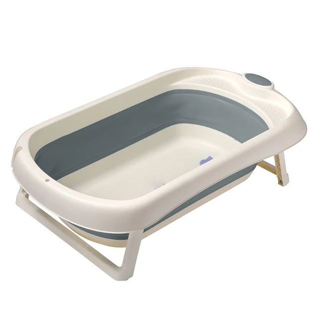 Baby Foldable Bath Tub grey