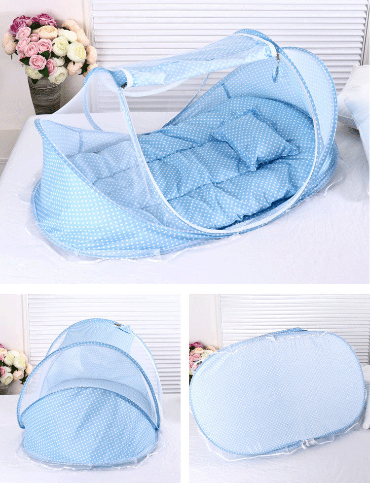 Baby Mosquito Net Crib blue