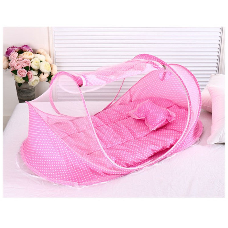 Baby Mosquito Net Crib pink