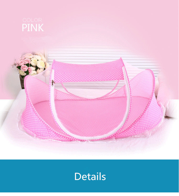 Baby Mosquito Net Crib pink 1