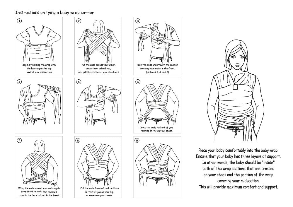 Baby wrap Details 6