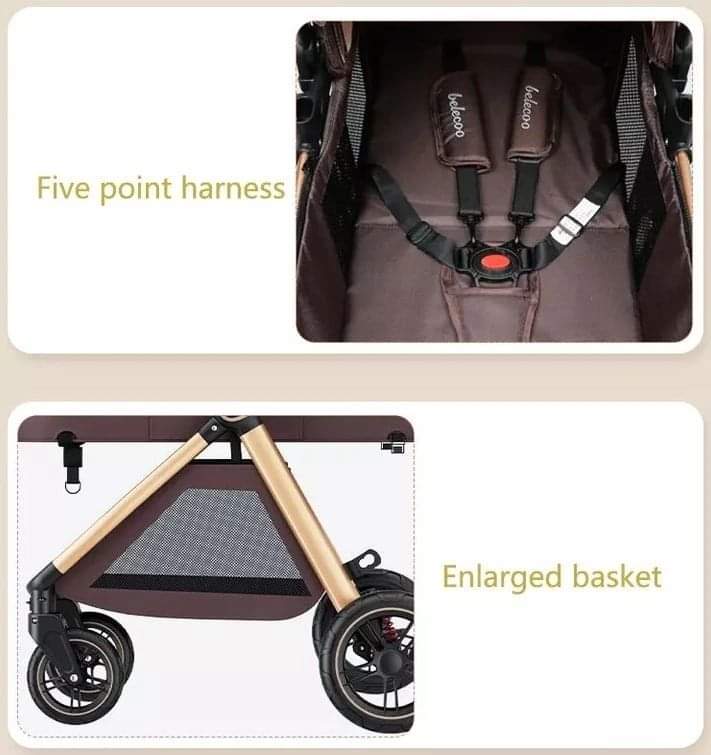 Belecoo Dynamic xd1 2 in 1 stroller
