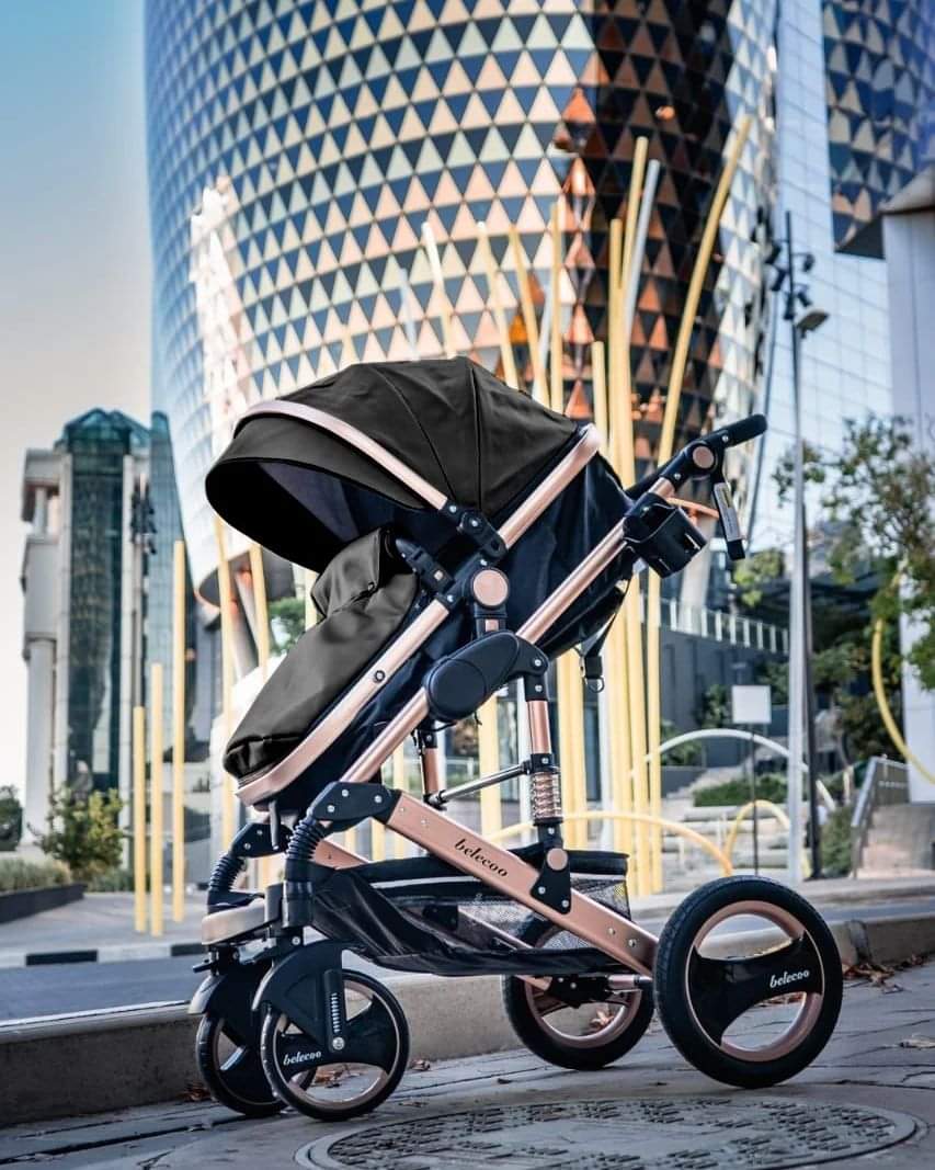 Belecoo Q3 535 PULeather 2 in 1 stroller