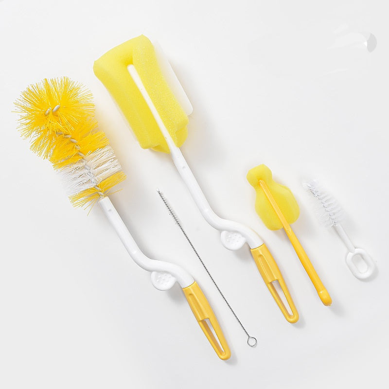 Feeding Bottles Cleaning Set 5 Pieces yellow