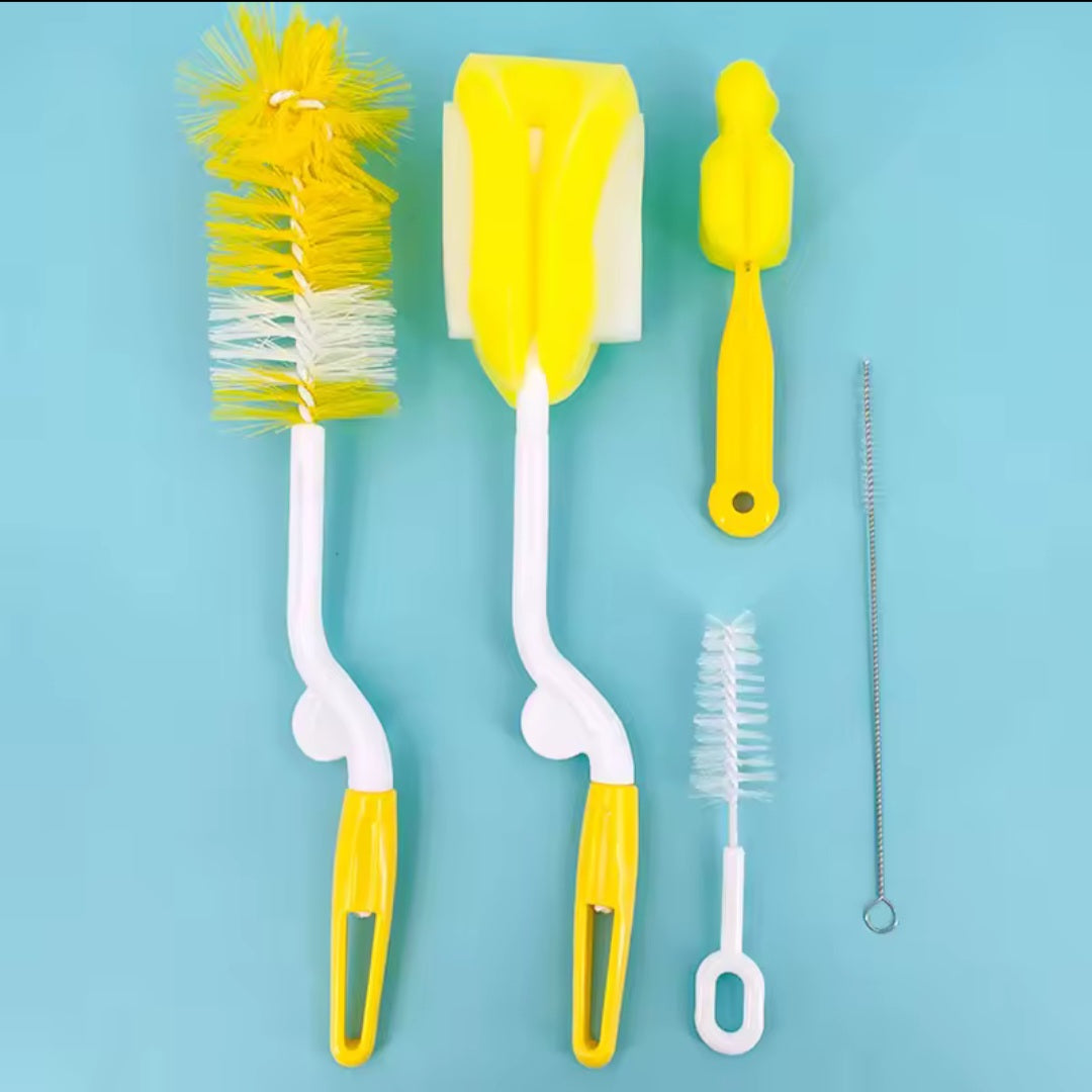 Feeding Bottles Cleaning Set 5 Pieces yellow 2