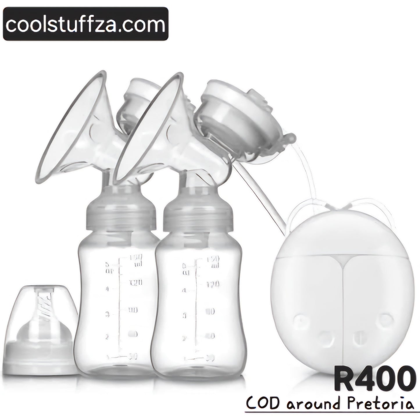 Double electric breast pump