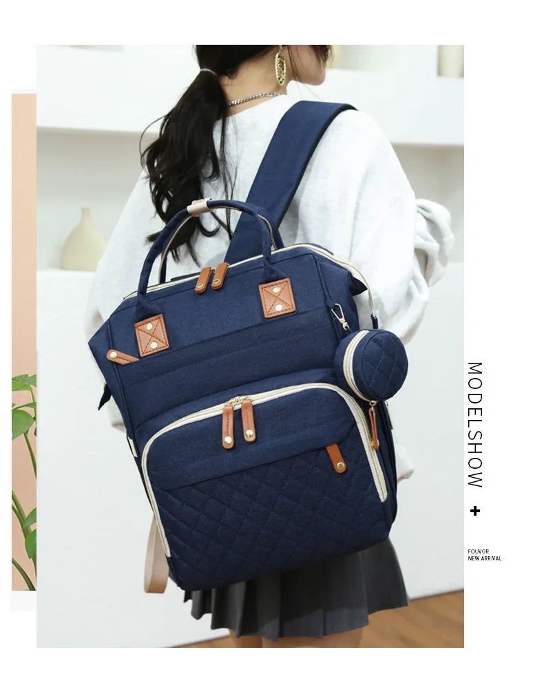 Mommy Bag Set 2 Pieces Navy