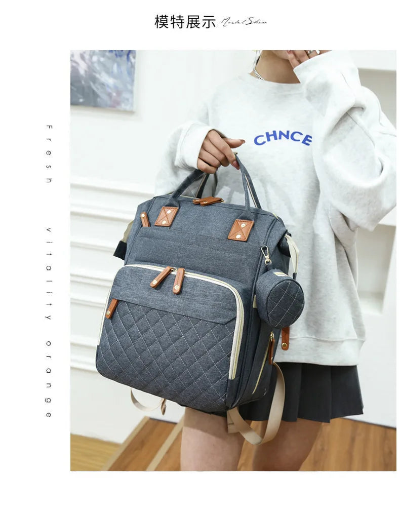 Mommy Bag Set 2 Pieces grey one