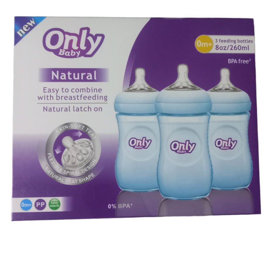 Only Baby Feeding bottles 260ml