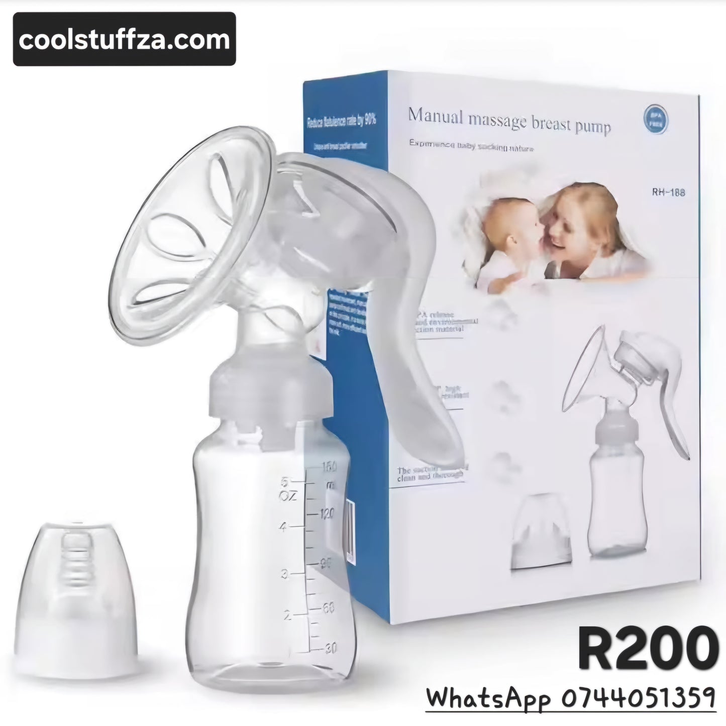 Manual breast pump