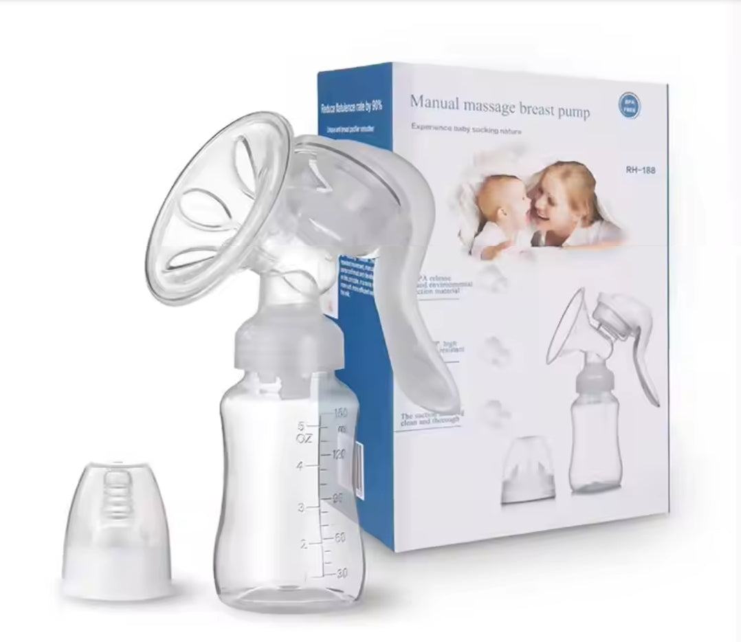 Manual breast pump