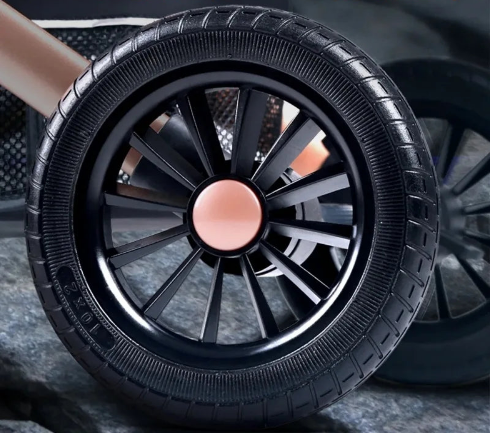 V6 Baby Stroller 2 in 1 rear wheel