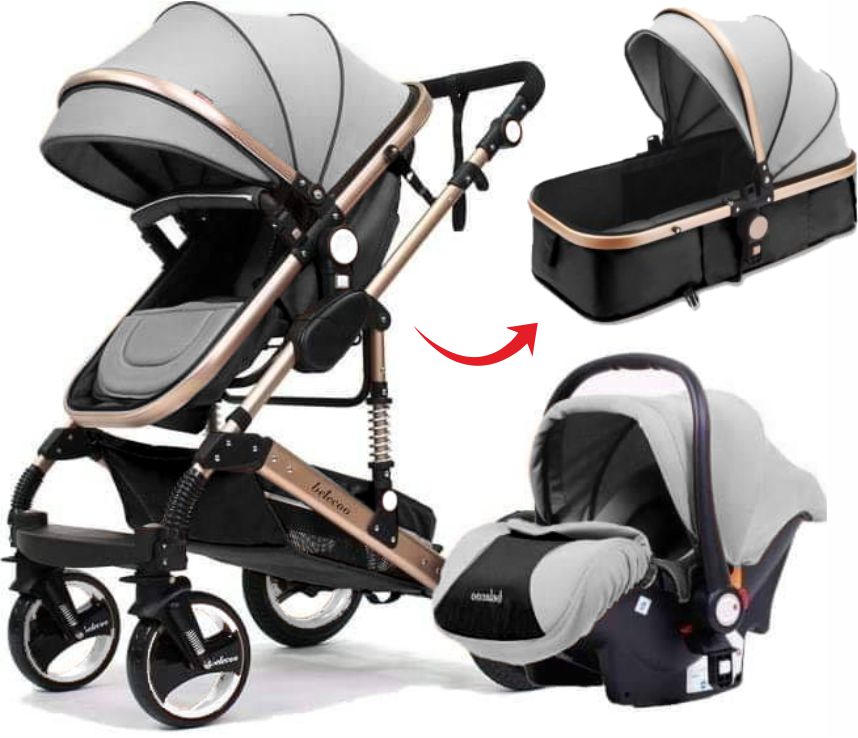 Belecoo Q3 535 3 in 1 Stroller