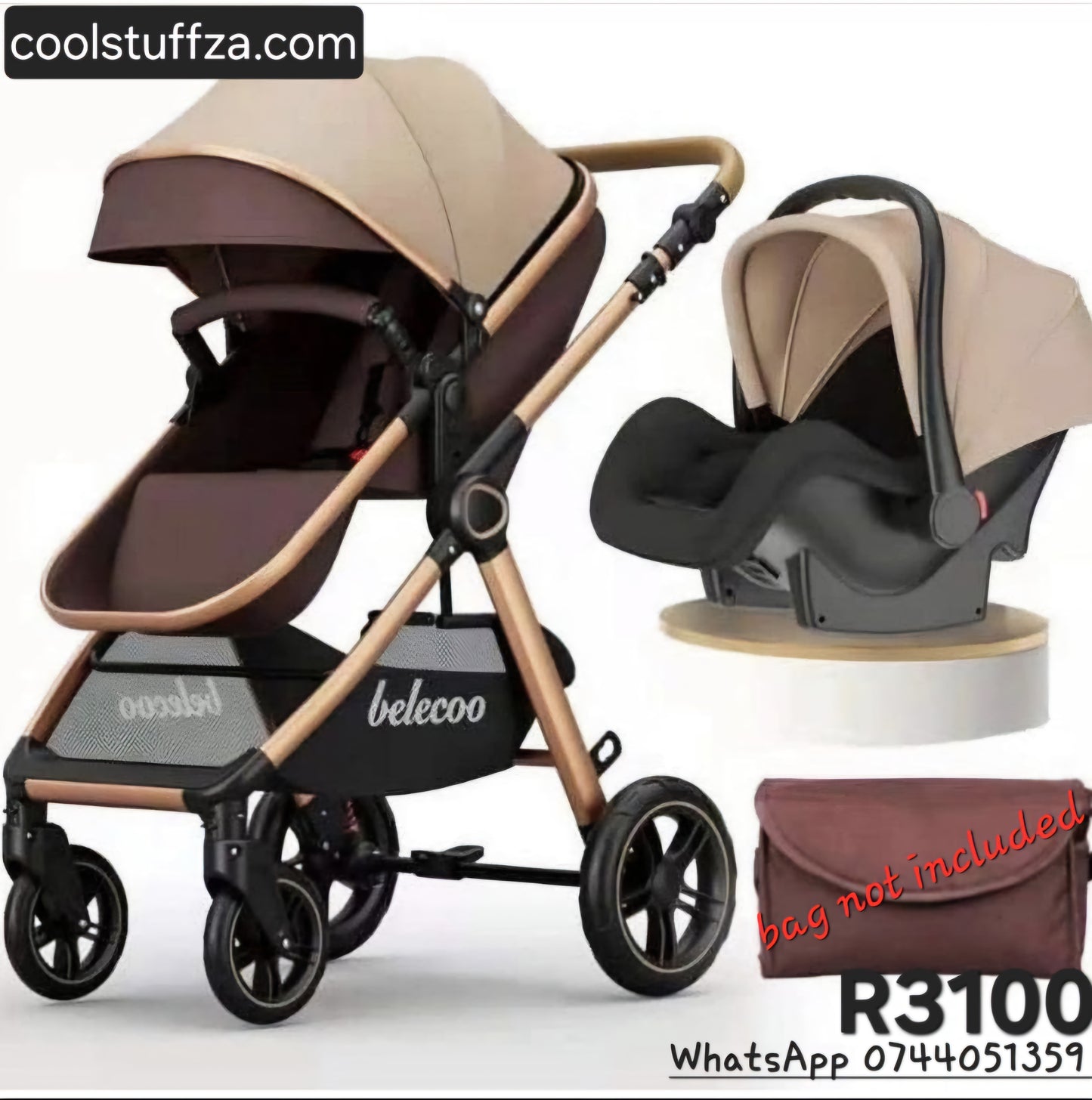 Belecoo Dynamic xd1 3 in 1 Travel System
