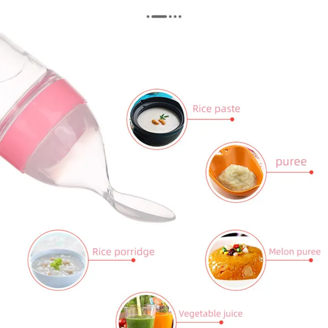 Baby Silicone Feeding Bottle 90ml