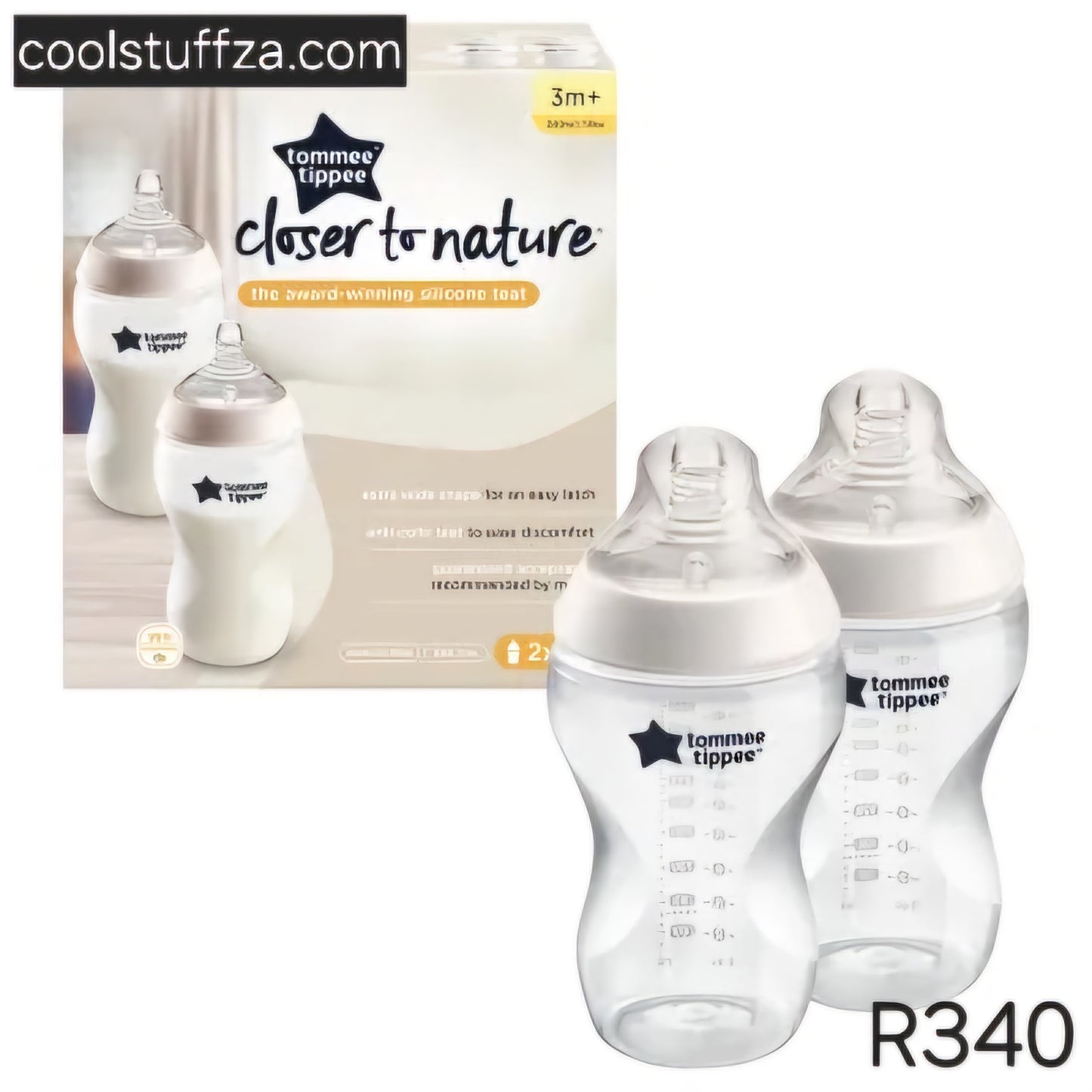 Tommee tippee 340ml 2 pack