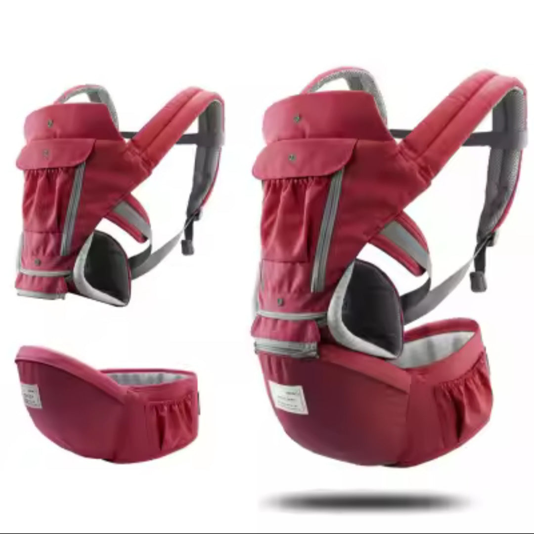 Aeibao Hipseat Baby Carrier 3 in 1  maroon